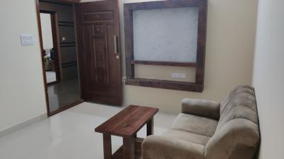 Living Room Image of 790 Sq.ft 1 BHK Apartment / Flat for rent in Bilekahalli Bengaluru for Rs. 24999
