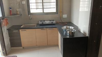 Kitchen Image of 1000 Sq.ft 2 BHK Apartment / Flat for sale in Safal Parisar II, South Bopal Ahmedabad for Rs. 6900000