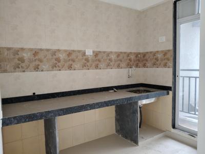Kitchen Image of 650 Sq.ft 1 BHK Apartment / Flat for sale in Dharti Krishna, Pushpak Nagar Navi Mumbai for Rs. 4620000