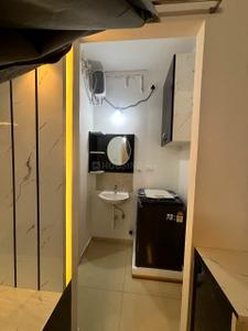 Kitchen Image of 315 Sq.ft 1 RK Builder Floor for rent in Urbanrise Revolution One, Padur Chennai for Rs. 20000