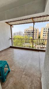 Balcony Image of 696 Sq.ft 1 BHK Apartment / Flat for sale in Banka Sapphire Wing B, Pisoli Pune for Rs. 2980000