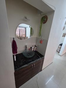 Kitchen Image of 944 Sq.ft 2 BHK Apartment / Flat for rent in Belvalkar Solacia, Wagholi Pune for Rs. 25000