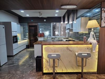 Kitchen Image of 5200 Sq.ft 5 BHK Apartment / Flat for rent in Shree Balaji Wind Park, Vaishno Devi Circle Ahmedabad for Rs. 200000