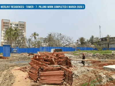 Image of 1400 Sq.ft 4 BHK Apartment / Flat for sale in F Residences Merlin Phase II, Rajarhat, Kolkata for Rs. 22000000