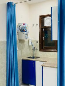 Bathroom Image of 600 Sq.ft 1 RK Builder Floor for rent in Kishangarh New Delhi for Rs. 22000