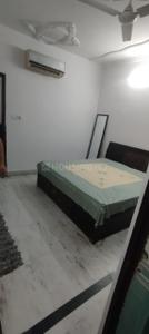 Bedroom Image of 500 Sq.ft 1 BHK Builder Floor for rent in Ramesh Nagar New Delhi for Rs. 25000