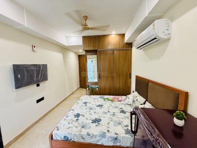 Bedroom Image of 750 Sq.ft 1 RK Builder Floor for rent in Sector 46 Gurgaon for Rs. 23000