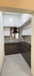 Kitchen Image of 600 Sq.ft 1 BHK Apartment / Flat for rent in Thanisandra Bengaluru for Rs. 20000