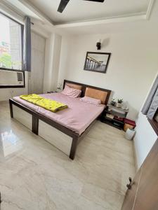 Bedroom Image of 550 Sq.ft 1 BHK Builder Floor for rent in Sector 57 Gurgaon for Rs. 40000