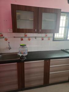 Kitchen Image of 1100 Sq.ft 3 BHK Apartment / Flat for rent in MJ Eden Apartments, Kolathur Chennai for Rs. 25000