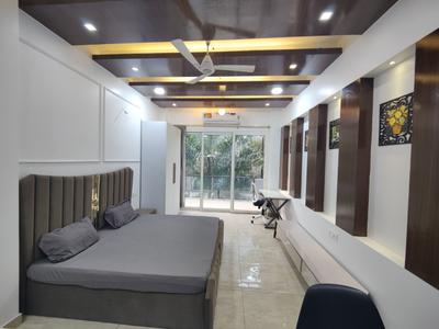 Bedroom Image of 500 Sq.ft 1 RK Builder Floor for rent in Sector 51 Gurgaon for Rs. 32000