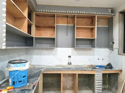 Kitchen Image of 900 Sq.ft 3 BHK Builder Floor for sale in Ved Vihar Ghaziabad for Rs. 3400000