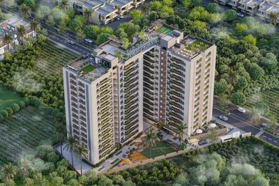 Image of 2430 Sq.ft 3 BHK Apartment / Flat for sale in Mahalakshmi Satvam Skyline, Sargasan, Gandhinagar for Rs. 9990000