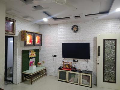 Living Room Image of 700 Sq.ft 1 BHK Apartment / Flat for rent in Puraniks Aarambh, Kasarvadavali Thane for Rs. 16125