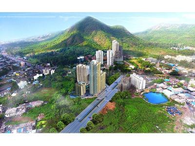 Image of 535 Sq.ft 1 BHK Apartment / Flat for rent in Virat Green Avenue 1A, Shilphata, Thane for Rs. 16000