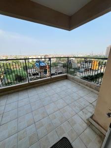 Balcony Image of 1185 Sq.ft 3 BHK Apartment / Flat for rent in Gaurs Siddhartham, Siddharth Vihar Ghaziabad for Rs. 24000
