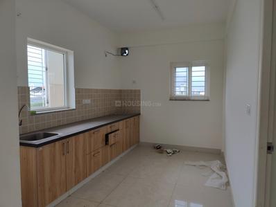 Kitchen Image of 1200 Sq.ft 2 BHK Builder Floor for rent in Sahakara Nagar Bengaluru for Rs. 30000
