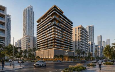 Building Image of 431 Sq.ft 1 RK Apartment / Flat for sale in Jumeirah Village Dubai for Rs. 17864789