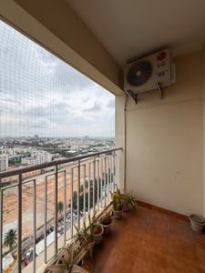 Balcony Image of 1180 Sq.ft 2 BHK Apartment / Flat for rent in Sattva Cadenza, Kudlu Gate Bengaluru for Rs. 65000