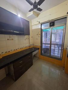 Kitchen Image of 580 Sq.ft 1 BHK Apartment / Flat for rent in Kopar Khairane Navi Mumbai for Rs. 26000