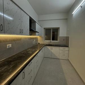 Kitchen Image of 1100 Sq.ft 2 BHK Builder Floor for rent in Mahalakshmi Nagar Indore for Rs. 24500