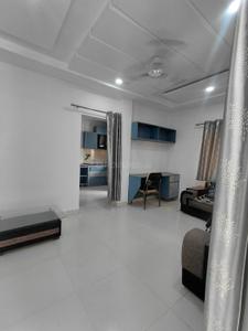 Hall Image of 650 Sq.ft 1 BHK Builder Floor for rent in Mahalakshmi Nagar Indore for Rs. 20000