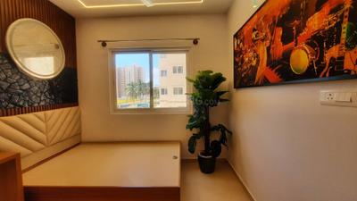 Bedroom Image of 914 Sq.ft 3 BHK Apartment / Flat for sale in Shriram 107 Southeast Phase 3 by Shriram Properties, Attibele Bengaluru for Rs. 8200000