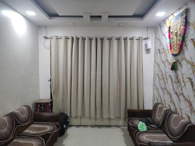 Living Room Image of 530 Sq.ft 1 BHK Apartment / Flat for rent in Vihang Valley, Kasarvadavali Thane for Rs. 19000