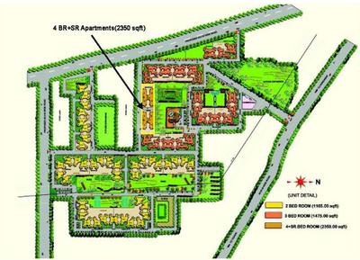 Image of 1475 Sq.ft 3 BHK Apartment / Flat for sale in Omaxe Heights, Sector 86, Faridabad for Rs. 15500000