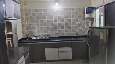 Kitchen Image of 1900 Sq.ft 3 BHK Apartment / Flat for rent in Shree Rang Heights, Bhaijipura Gandhinagar for Rs. 40000