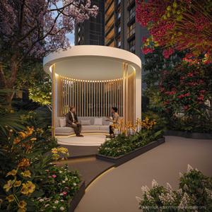 Balcony Image of 4880 Sq.ft 4 BHK Penthouse for sale in Vesu Surat for Rs. 33238000