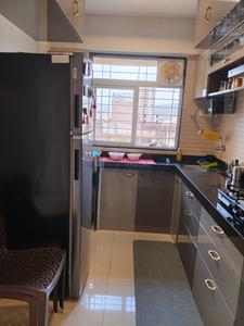 Kitchen Image of 600 Sq.ft 1 BHK Apartment / Flat for sale in V3 Manhar Residency, Dahisar West Mumbai for Rs. 12500000