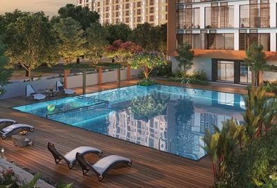 Image of 918 Sq.ft 3 BHK Apartment / Flat for sale in Urbanrise Revolution One, Padur, Chennai for Rs. 6103700