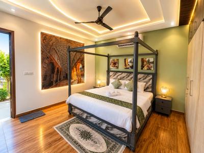 Bedroom Image of 1200 Sq.ft 3 BHK Builder Floor for rent in Sahastradhara Road Dehradun for Rs. 50000