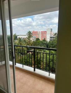 Balcony Image of 1790 Sq.ft 3 BHK Apartment / Flat for rent in Mittal Palms, Jakkur Bengaluru for Rs. 45000