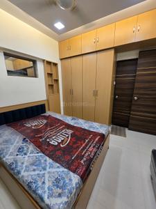 Bedroom Image of 550 Sq.ft 1 BHK Apartment / Flat for rent in Kandivali East Mumbai for Rs. 43000