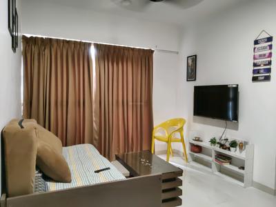 Living Room Image of 614 Sq.ft 1 BHK Apartment / Flat for rent in Lodha Upper Thane Greenville A To I E1, Bhiwandi Thane for Rs. 19000