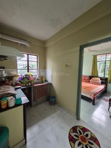 Kitchen Image of 500 Sq.ft 1 BHK Apartment / Flat for rent in New Town Kolkata for Rs. 14000