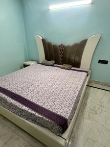 Bedroom Image of 416 Sq.ft 1 RK Builder Floor for rent in  Dayanand Colony RWA, Lajpat Nagar New Delhi for Rs. 24000