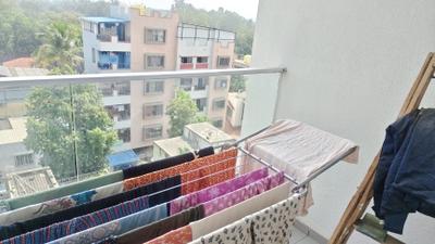 Balcony Image of 1200 Sq.ft 2 BHK Apartment / Flat for sale in Pimple Nilakh Pune for Rs. 10000000