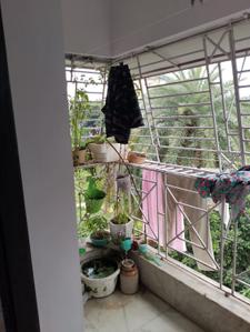 Balcony Image of 1400 Sq.ft 3 BHK Apartment / Flat for sale in Purbalok Kolkata for Rs. 9000000