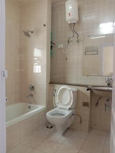 Bedroom Three Image of 1925 Sq.ft 3 BHK Apartment / Flat for rent in Unitech Uniworld City, New Town Kolkata for Rs. 60000