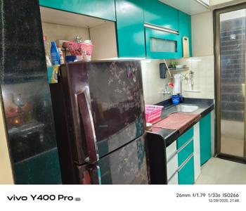 Kitchen Image of 570 Sq.ft 1 BHK Apartment / Flat for sale in Hubtown Greenwoods, Thane West Thane for Rs. 8500000