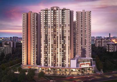 Image of 1014 Sq.ft 2 BHK Apartment / Flat for sale in Paras Rahul Downtown Phase II, Punawale, Pune for Rs. 8200009