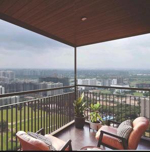 Balcony Image of 1700 Sq.ft 3 BHK Apartment / Flat for sale in Reflection, Shela Ahmedabad for Rs. 9000000