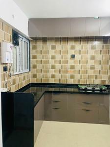 Kitchen Image of 1500 Sq.ft 3 BHK Apartment / Flat for rent in Vinayak Eastern River Residency, Pimple Gurav Pune for Rs. 50000