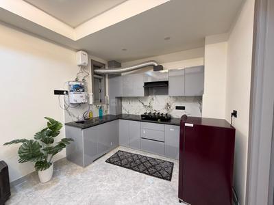 Kitchen Image of 1250 Sq.ft 1 BHK Apartment / Flat for rent in Ramkrishna Apartments, Mansarovar Jaipur for Rs. 9000