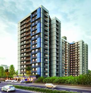 Image of 1000 Sq.ft 3 BHK Apartment / Flat for sale in The Evans, Tragad, Ahmedabad for Rs. 7753000