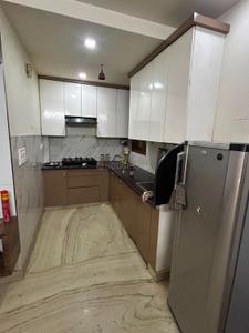 Kitchen Image of 1200 Sq.ft 3 BHK Builder Floor for rent in Swaraj Homes Gagan Vihar The Aviation Employees CGHS, Gagan Vihar New Delhi for Rs. 35000