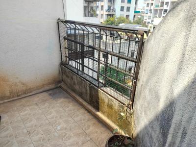 Balcony Image of 820 Sq.ft 2 BHK Apartment / Flat for rent in Nisarg Hardik Phase 1, Rahatani Pune for Rs. 28000
